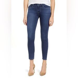 Paige Verdugo Crop Skinny Jeans Dark Wash Size 24